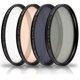 thumbnail image 1 of Ultimaxx Set de 4 filtros de 95 mm multi‑recubierto (UV, CPL, ND9 y filtro de calentamiento), 1 of 1
