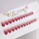 thumbnail image 2 of Short Press On Nails French Pink Fake Nails With Design, Acrylic False Nails, Full Coverage False Nails, Nail Accessories, 2 of 2