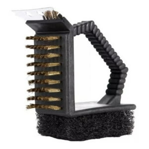 Cukin - Cepillo Limpia Parrilla 3 Caras Limpiador De Parrilla Asado