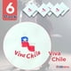 thumbnail image 2 of Pack 6 Pañuelos Baile Cueca 36 CM Bordado Viva Chile Baile Fiestas Patrias, 2 of 7