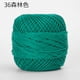 thumbnail image 1 of Xiao Hua Hilo de Encaje para crochet Verde Oscuro -1 Rollo, 50g, Hilo de Bordado de Algodón de Alta Calidad, Textura Suave de Alto Brillo, Adecuado para una Exquisita Producción retro Hecha a Mano,, 1 of 4