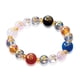 thumbnail image 1 of Pulsera Yokohama Wakuwaku-kan de cristales y amuletos de la suerte para atraer dinero, 1 of 6