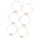 thumbnail image 3 of 6x Central Floral Hoop Piece With Wood Stand Wedding Wedding For Party Festival Dia 20cm, 3 of 5