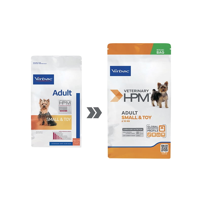 ALIMENTO VIRBAC D-DOG SENIOR SMALL Y TOYS X 3 KG