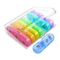 Ioensy - Recordatorio Semanal Portátil Del Organizador De Pastillas