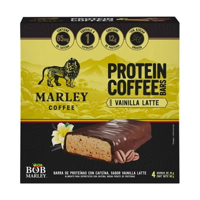 Barra Proteína Con Caféína Sabor Vainilla Latte 180 Marley Coffee