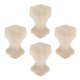 thumbnail image 2 of 4 Piezas De Madera Maciza Pata De Sofá Muebles Inacabados Pies O Sofá Silla Gabinete F, 2 of 5