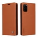 thumbnail image 1 of Funda Billetera de Cuero para Samsung Galaxy S20 Plus con Tarjetero y Soporte - Tapa Magnética Marrón, 1 of 6