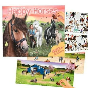 Tienda Lillifee - Crea Tus Happy Horses Con 420 Stickers Creando El Mundo De Los Caballos