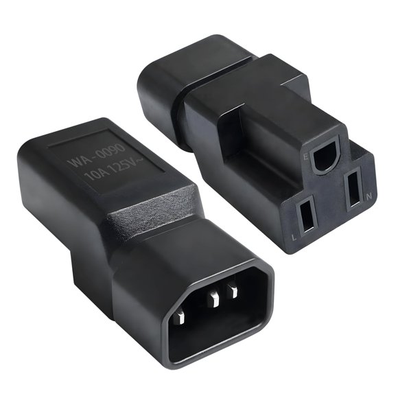 Convertidor de energía DRIVESTOR C14 a NEMA 5-15R (paquete de 10)