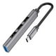 thumbnail image 2 of Hub Usb Hoco Premium Hb26 4 En 1 3.0 azul, 2 of 3