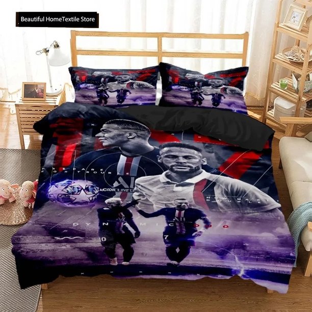 Modern Football Superstar ed Bedding Queen Bedding Set Soft And Comfortable Customized King Size Bedding Set For BoyBed Sheets