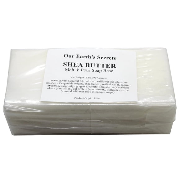 Our Earths Secrets Shea Butter 2 Pound Melt and Pour Soap