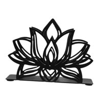 Magideal - Servilletero De Loto, Dispensador De Pañuelos Rústico, Organizador De Hierro, Decoración De Escritorio Para El Hogar, Restaurante, Decoración De Fiest