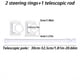 thumbnail image 1 of 2pcs Steering Rings / 2pcs Steering Rings + 1pc Telescopic Rob, Multifunctional Rotatable Ring Hooks, Free-Punching Strong Adhesive Sticky Hook, Towel Rod, Fixed Bracket, Telescopic Rod, Curtain Rod H, 1 of 4
