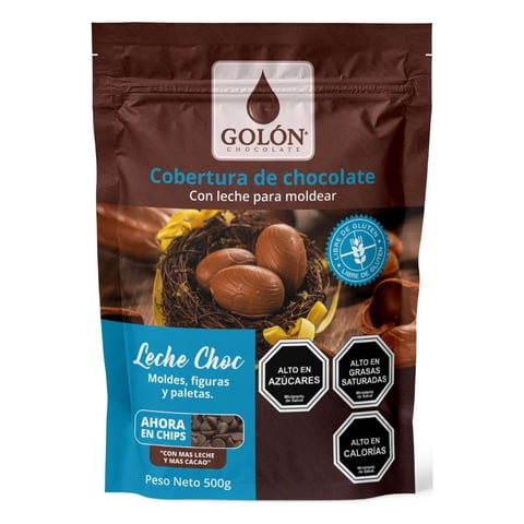 Cobertura Chocolate Leche 500 Gramos Golon