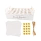 thumbnail image 3 of Kit de bandeja de cono de confeti Kraft, soporte de exhibición, caja hueca para dulces, artesanía hecha a mano, soporte de decoración para bodas para Blanco y 30 hoyos, 3 of 5