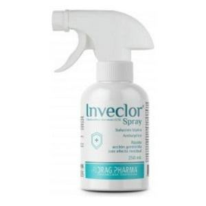 Drag Pharma - Solución Antiséptica Inveclor Spray Clorhexidina 250Ml Blanco