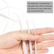 thumbnail image 3 of Uxcell Aguja de Tejer Circular de Aluminio Tamaño US 24 pulgadas (60cm) Tamaño US 17 (12mm) Aguja de Tejer Redonda, 3 of 6