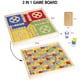 thumbnail image 3 of Juego de mesa Ludo Gamitrak 30 cm 2‑en‑1 reversible (Ludo y Serpientes y Escaleras), 3 of 5