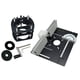 thumbnail image 5 of Juego de placa y elevación de enrutador compatible con máquina de corte de 64-66 mm, carpintería, bricolaje, para bancos de trabajo de enrutador de Plato negro, 5 of 5