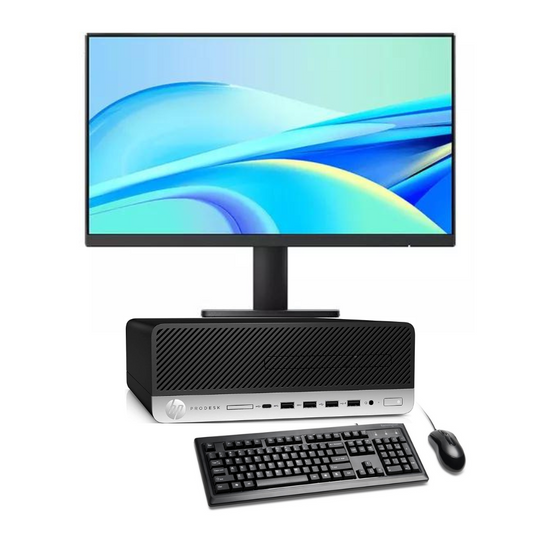Hp - Kit Monitor + Pc 600 G4 Sff (I5 8Va 8Gb 500Gb) + Teclado Mouse Grado A Reacondicionado