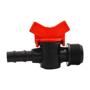 Magideal - Válvula De Bola De Riego Con Derivación De Púas, Reemplazo Rápido, Fácil De Instalar, Herramienta De Jardinería, Válvula De Tubería De Riego Por Goteo