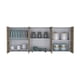 thumbnail image 5 of Mueble de Cocina Mural Miel Y Blanco 6 Puertas 1.5 vidrio Blanco y Miel, 5 of 7