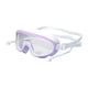 thumbnail image 1 of Gafas de natación para niños con tapones para los oídos, gafas de buceo, lentes antirrotura y protección contra fugas, visión amplia, gafas ajustables blanco púrpura, 1 of 5