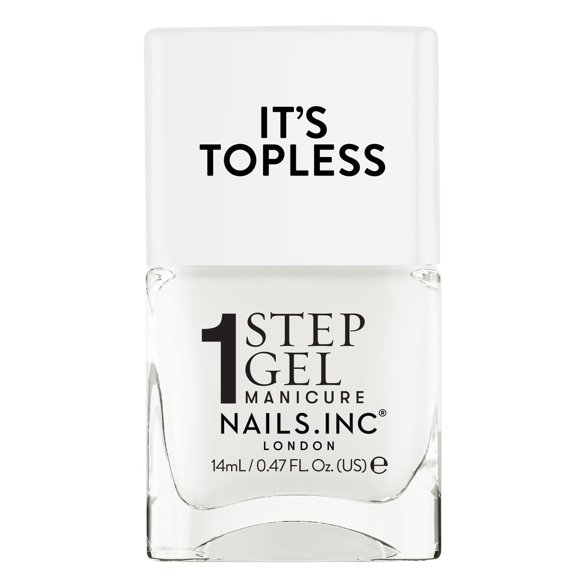 Esmalte Nails Inc It's Topless 14 mL 4 en 1 Gel Base Brillo