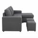 thumbnail image 2 of Sofa Seccional L 3 Cuerpos + 2 Puff gris, 2 of 2