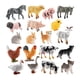 thumbnail image 2 of 19 Uds. Conjunto De Modelos De Animales De Granja, Manualidades Para Decoración De Casa De Juegos, Juguetes Educativos Para Niños, 2 of 5