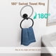 thumbnail image 4 of Juego de accesorios de baño USHOWER de acero inoxidable negro mate, 4 of 9