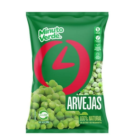 Arvejas Congeladas, 500 g
