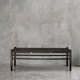 thumbnail image 1 of Banqueta Agustina Comedor Madera Maciza y Trenzado Negro 120 cm, 1 of 2