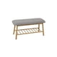 thumbnail image 1 of Banqueta Multifuncional Zapatero Comfy Asiento Acolchado Tapizado - Gris, 1 of 3