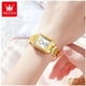thumbnail image 3 of Reloj de Mujer Elegante Rectangular de Acero Inoxidable con Movimiento de Cuarzo, Calendario, 3 of 3