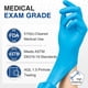 thumbnail image 2 of Guantes Protectores Schneider de Nitrilo Azul Talle Mediano 100 unidades, 2 of 6