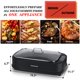 thumbnail image 3 of Parrilla eléctrica interior Techwood 1500W sin humo (negra), 3 of 7