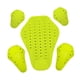 thumbnail image 4 of Almohadillas de protección para chaqueta de motocicleta de 5 piezas para espalda, hombros y codos, protección corporal liviana y fácil de limpiar para, 4 of 5