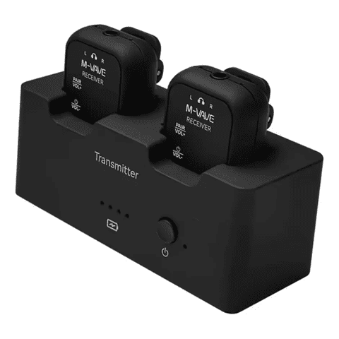 Mvave - Sistema Activo M-Vave Wp-12 Monitor De Escenario Inalámbrico Negro