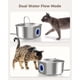 thumbnail image 4 of Fuente de agua para gatos Neareal de acero inoxidable de 3,2 L con ventana, 4 of 8
