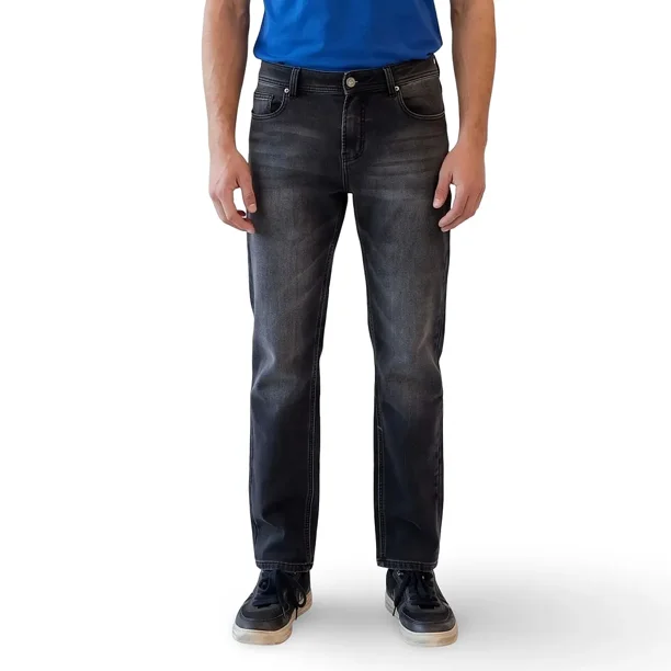Jeans Hombre Slim Dark Joger Denim Bordado Ellus