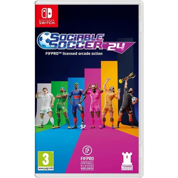 Videojuego MDM MERIDIEM GAMES Sociable Soccer 24 – Nintendo Switch