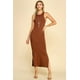 thumbnail image 3 of Vestido Largo Con Cuello Alto Y Abertura Lateral, 3 of 3