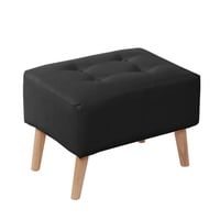 Latam Home - Pouf Niza Pu Negro