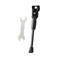 Ioensy - Pata De Cabra Para Bicicleta Infantil, Soporte Lateral Para Bicicleta De Montaña Bmx, Bicicletas De Carretera, 20 Pulgadas, Color Negro