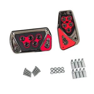 Ioensy - 2 Piezas Accesorios Interiores De Automóviles Universales Cubiertas De Pedal De Freno