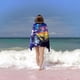 thumbnail image 2 of Rocket League Toalla de playa de secado rápido con diseño temático, regalo para mujeres y niñas, ideal para cumpleaños, fans, amantes de la música, uso en la playa o al aire libre, 78 × 180 cm, 2 of 6