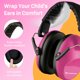 thumbnail image 4 of Orejeras Vanderfields para niños con protección auditiva, color rosa, 4 of 7